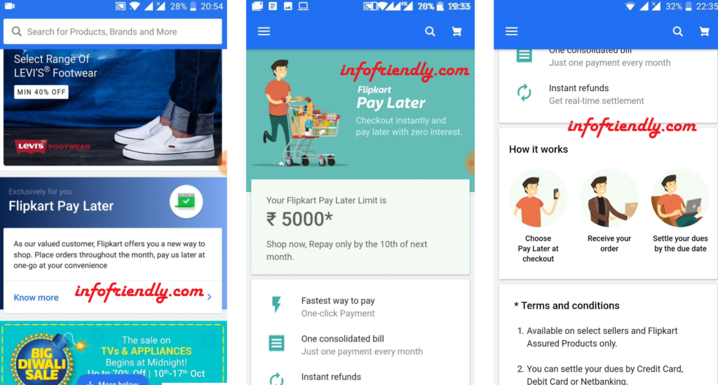 What is Flipkart pay later?