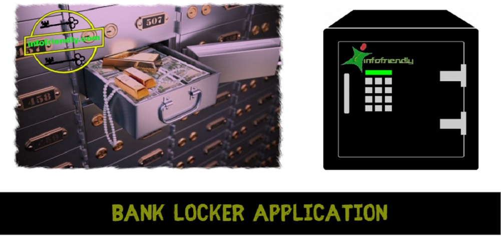 Write an application to bank manager to close the bank locker facility