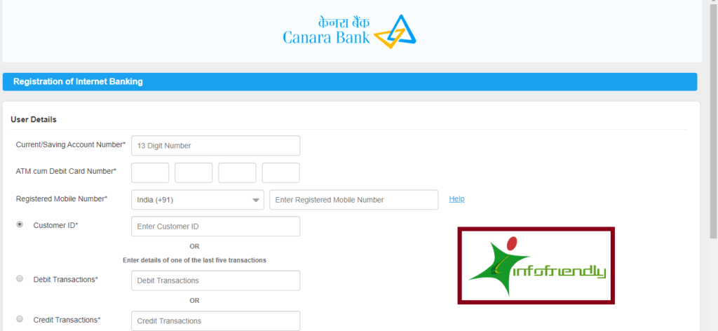 How to start Canara Bank Net Banking