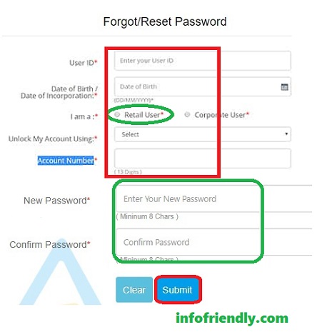 How to reset Canara Bank net banking login password?