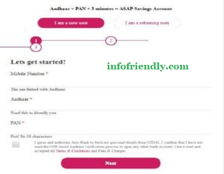 How to open AXIS Bank ASAP saving account from your mobile