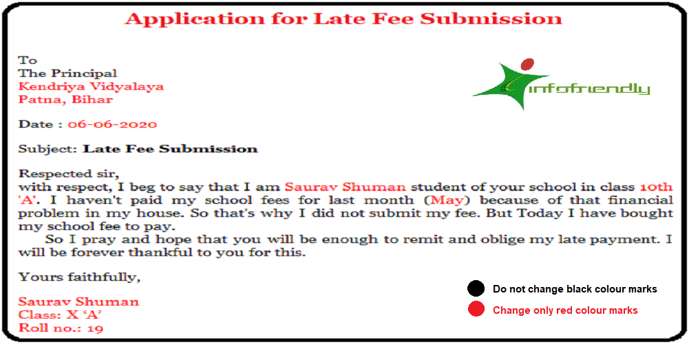 Application for Late Fee Submission