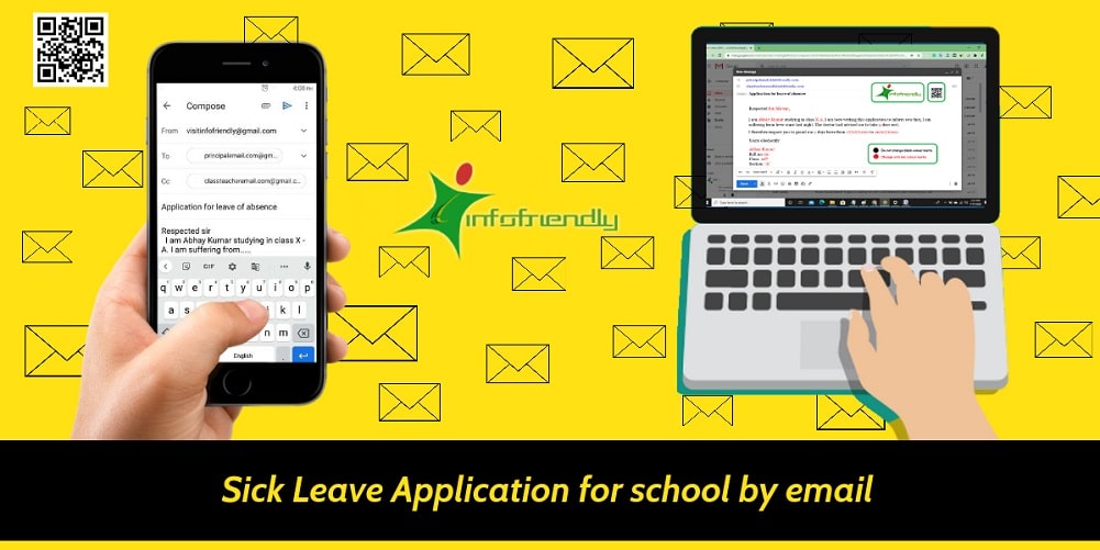 Sick Leave Application for school by email
