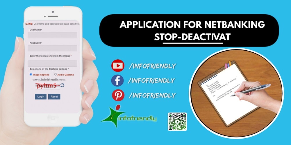 APPLICATION FOR NETBANKING STOP-DEACTIVAT