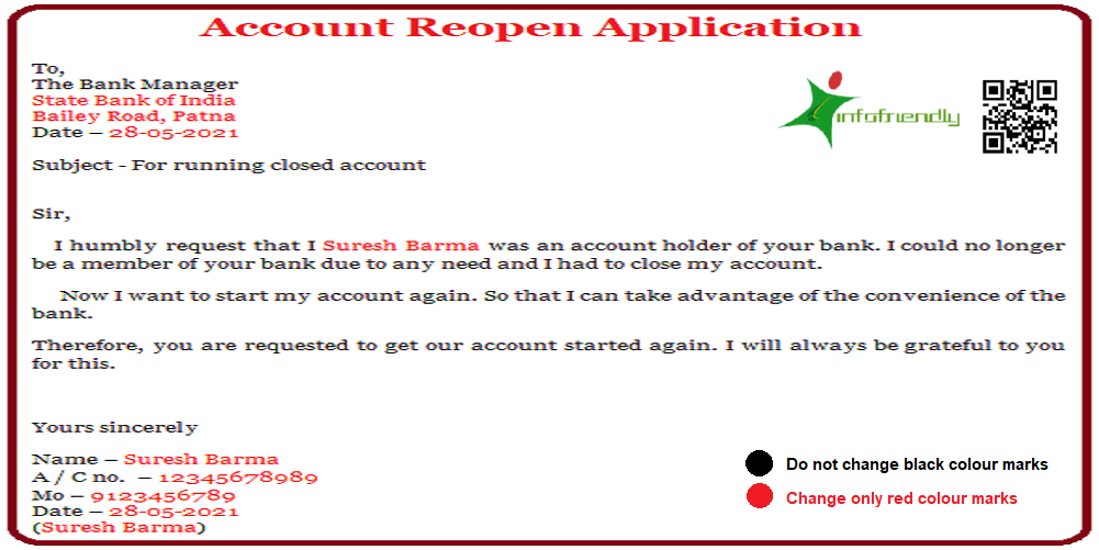 Account Reopen Application