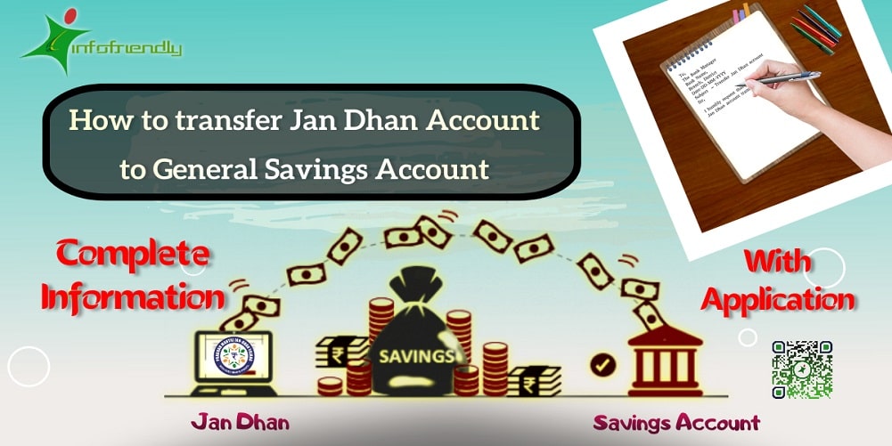 How to transfer Jan Dhan Account to General Savings Account