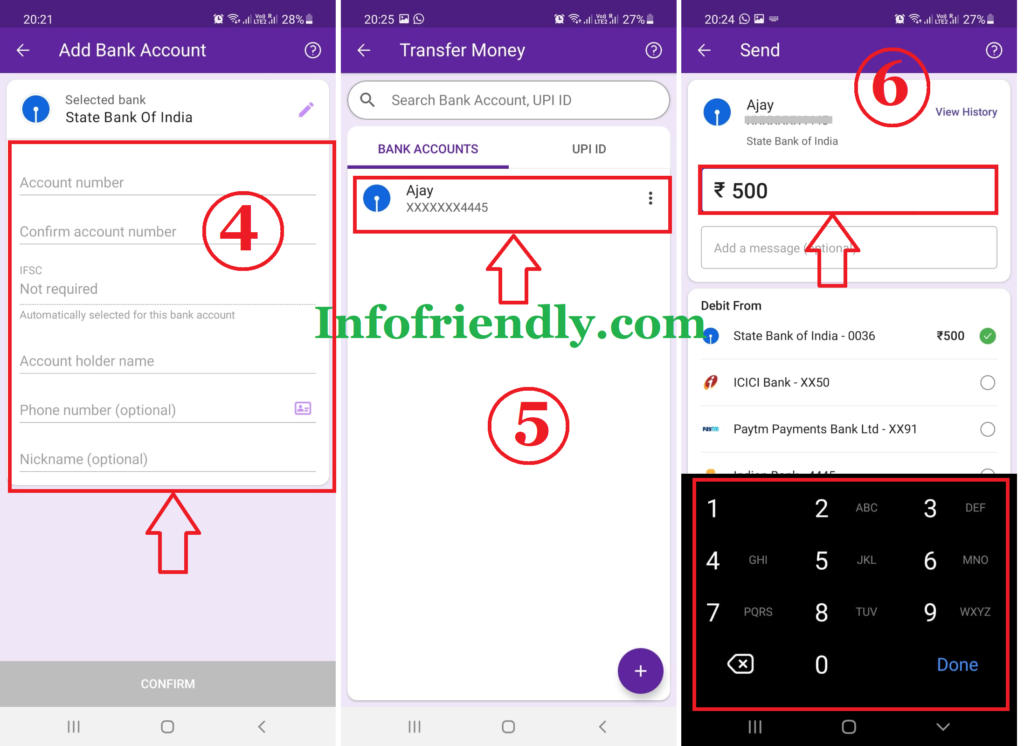 How to transfer money from PhonePe