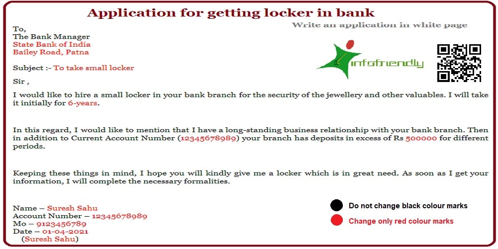How to get a locker in bank and its application?