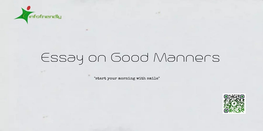 Essay on Good Manners